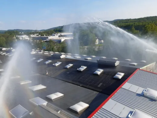 RWA Kuppeln auf einem Firmendach